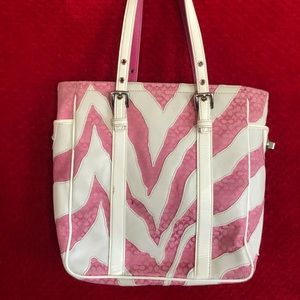 Pink coach purse